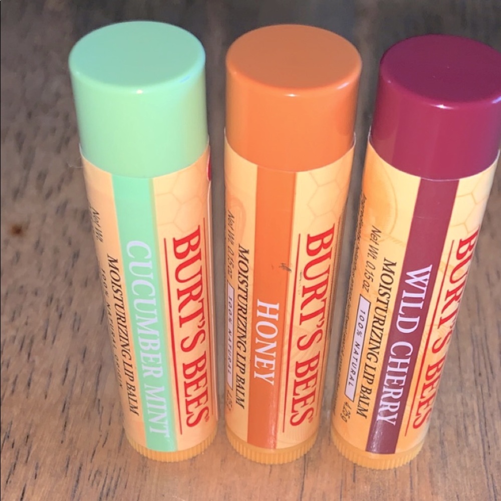 Burt’s bees 3 set chapstick